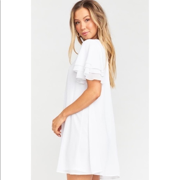 Show Me Your Mumu Disick Ruffle Dress White - Picture 2 of 9